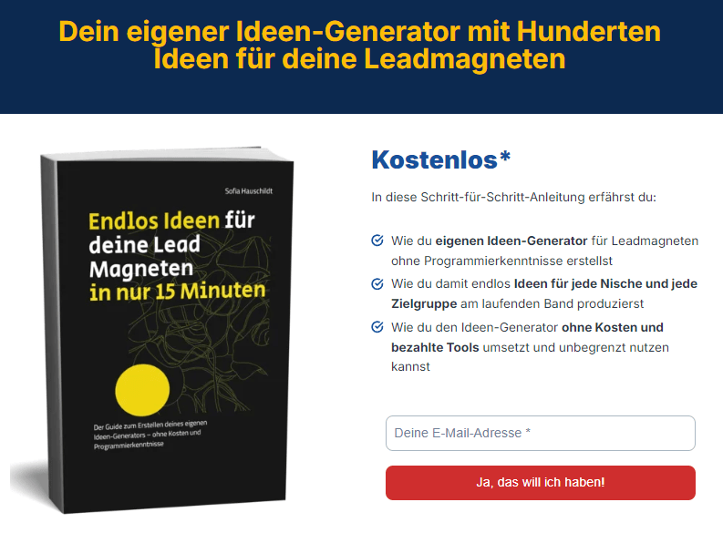 Landingpage mit Kadence