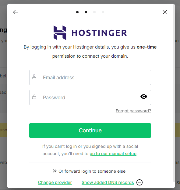 Mailerlite mit Hostinger automatisch verbinden